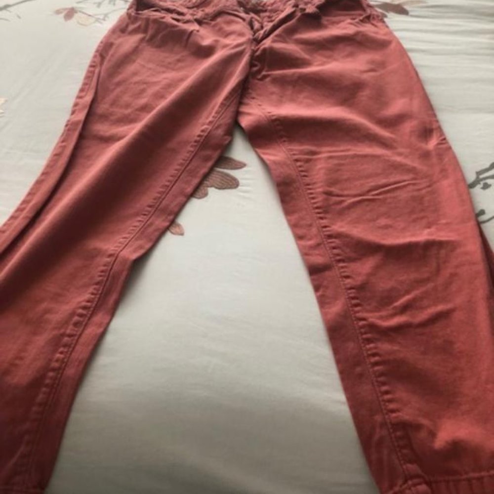 LOFT Pink Boyfriend Jeans